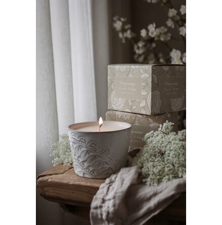 Majas Happiness keramiksk�l med doft av Fresh Linen