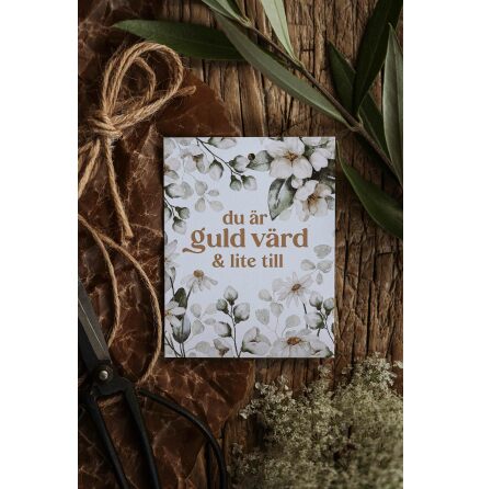 Majas G�vokort Du �r guld v�rd & lite till