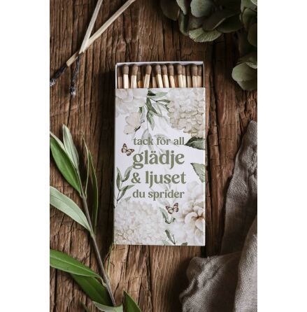 Majas T�ndsticksask Tack f�r all gl�dje & ljuset du sprider