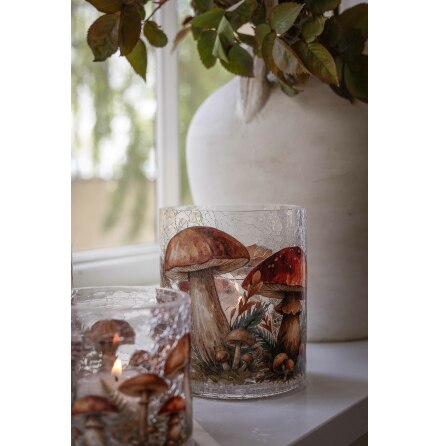 Majas Lykta Autumn Forest Mushrooms 10x12 cm