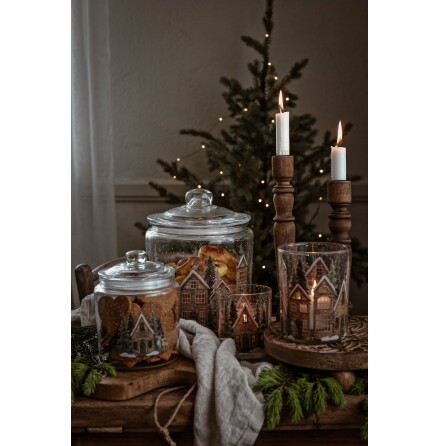 Majas Glasburk | Glass Jar Santas Cottage stor  