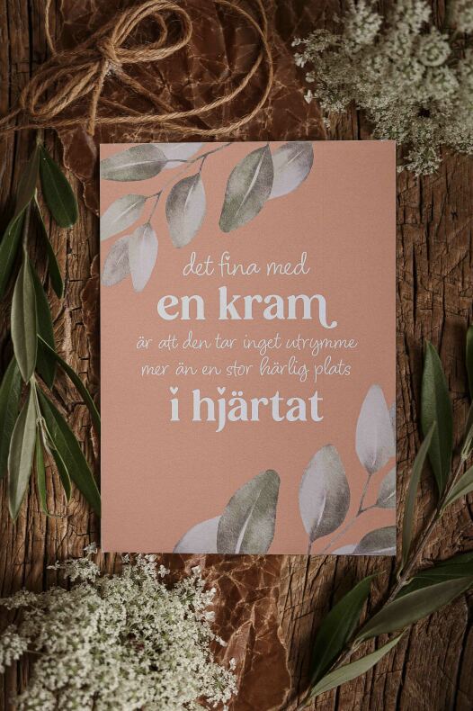 Majas Vykort En Kram
