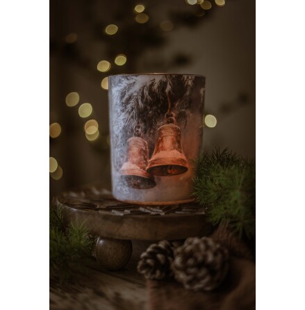 Vintage Christmas Bells 10x12cm